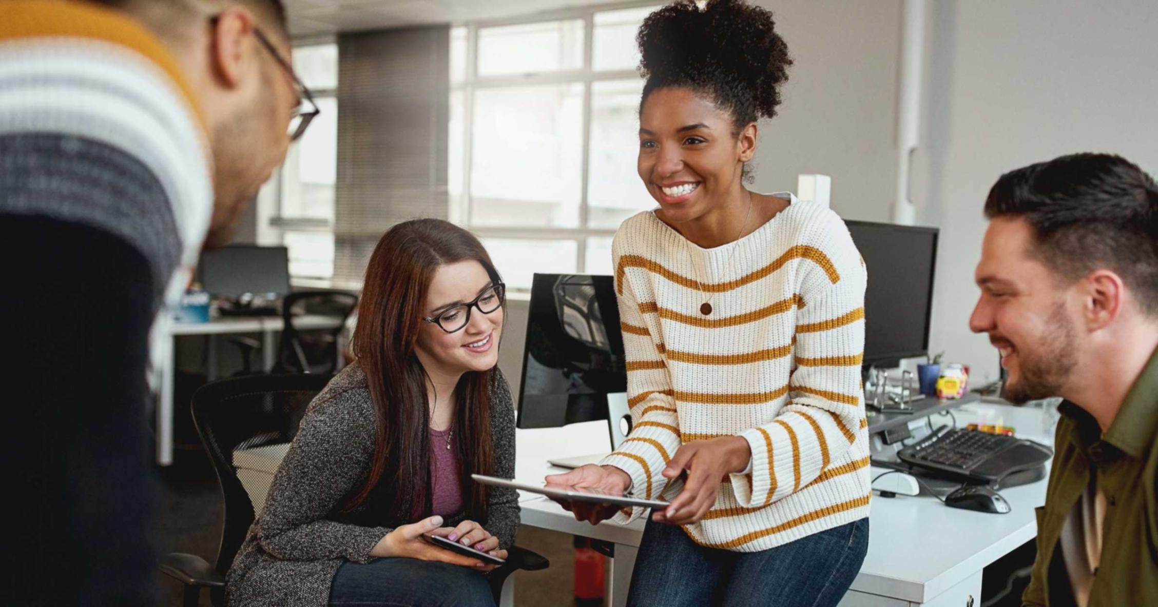 Participant working through budgeting exercises with program materials